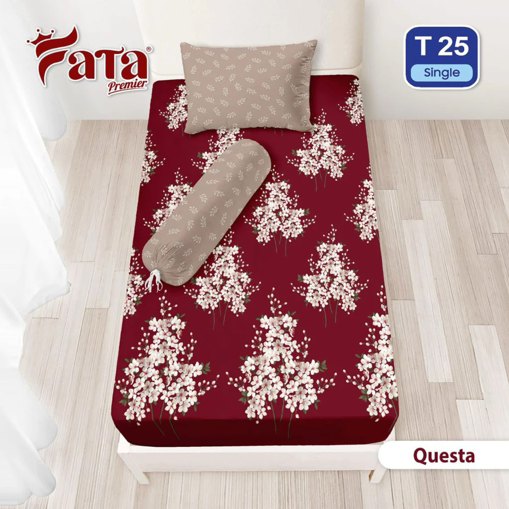 FATA - Sprei Minimalis Premier Single 100x200cm TINGGI 25cm