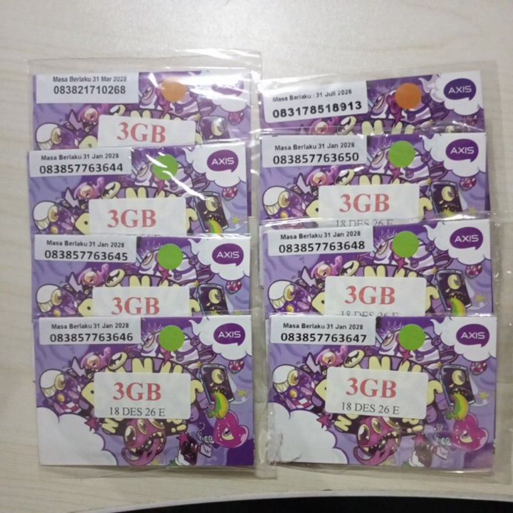 kartu perdana axis kuota 3gb