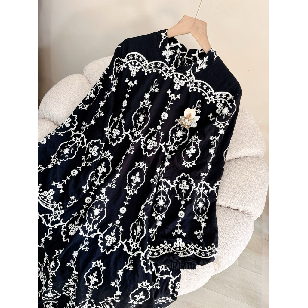 GAMIS HIZZA/GAMIS TRENDY/OUTFIT LEBARAN/GAMIS EID