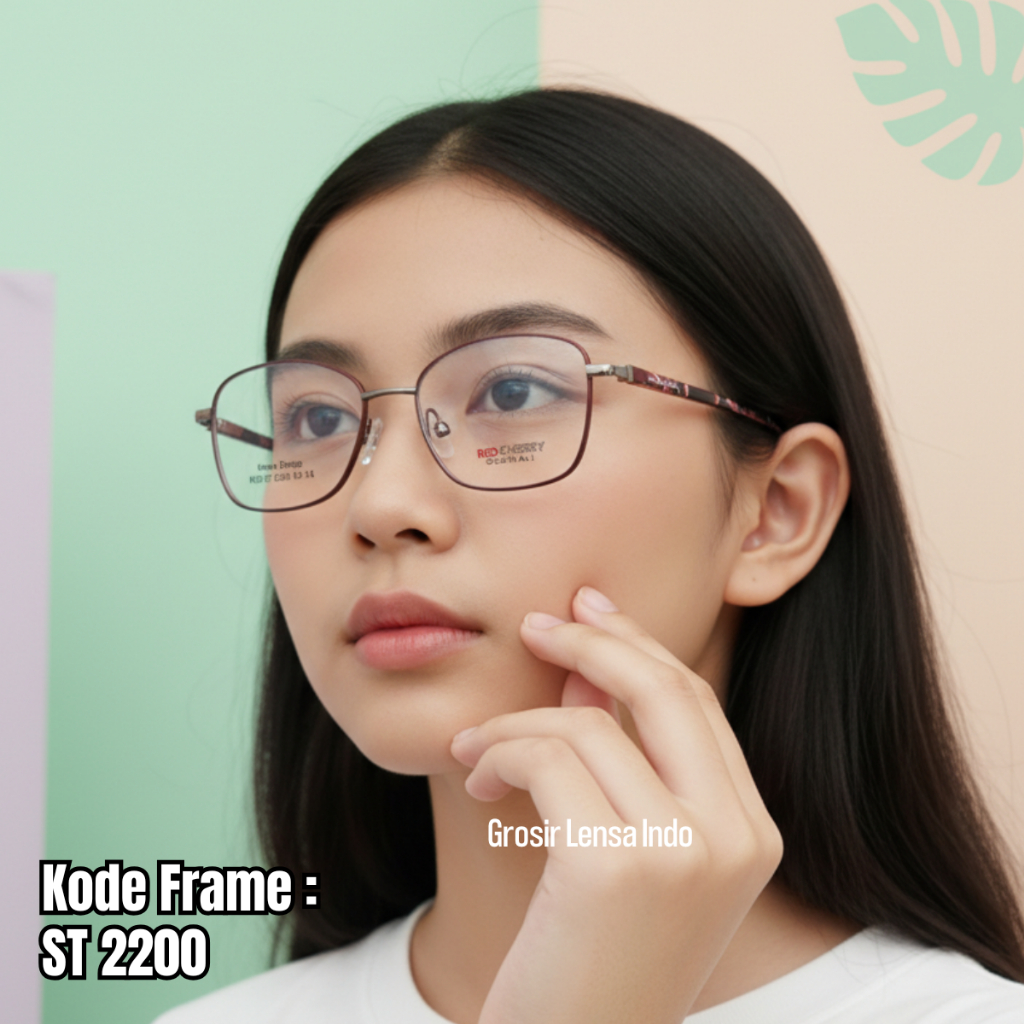FRAME KACAMATA PRIA/WANITA TITANIUM 2200 LEBAR FRAME 132MM