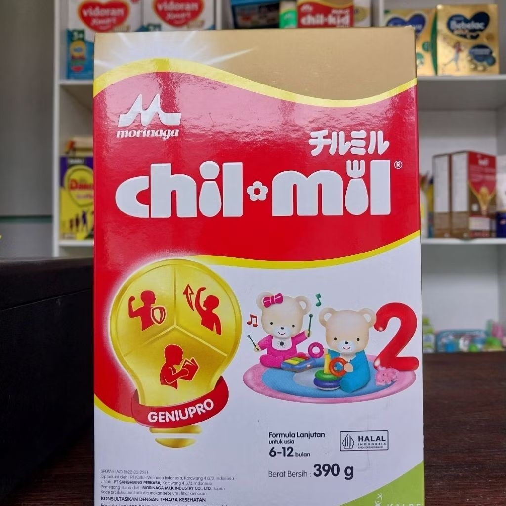 Chil Mil Gold 2Usia 6-12 Bulan 390g | Susu Chil Mil Gold Tahap 2 Susu Formula Bayi Usia 6-12 Bulan