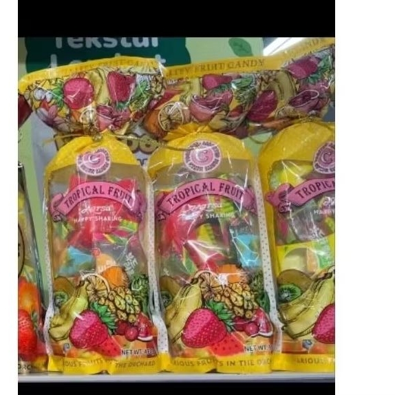 Fruit Jelly Candy Aneka Rasa  – Permen Jelly Buah Kenyal Manis Segar