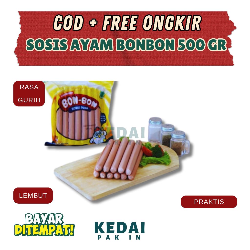 SOSIS AYAM BONBON 500 GR