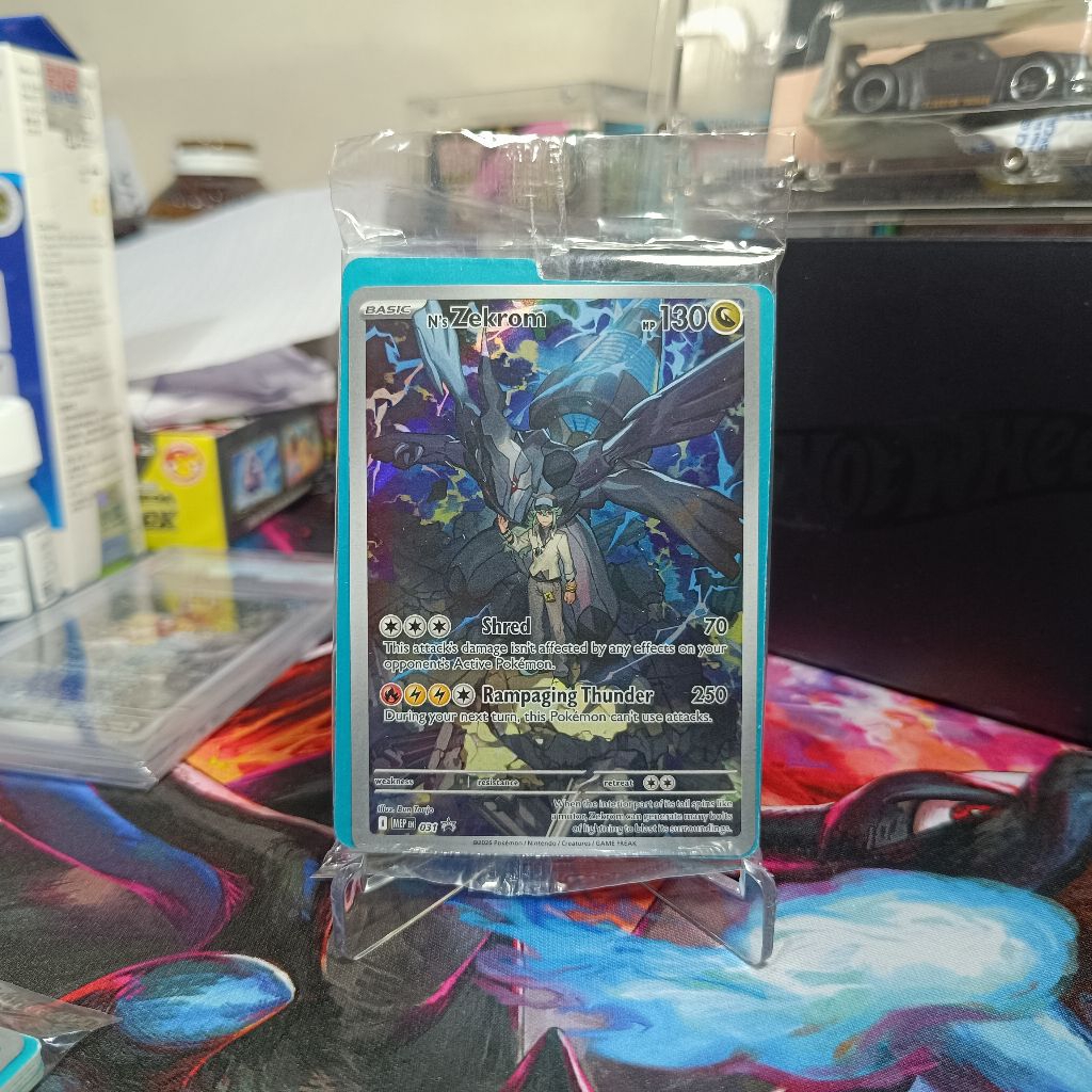 TCG Pokemon N's Zekrom English Promo Card ETB Ascended Heroes
