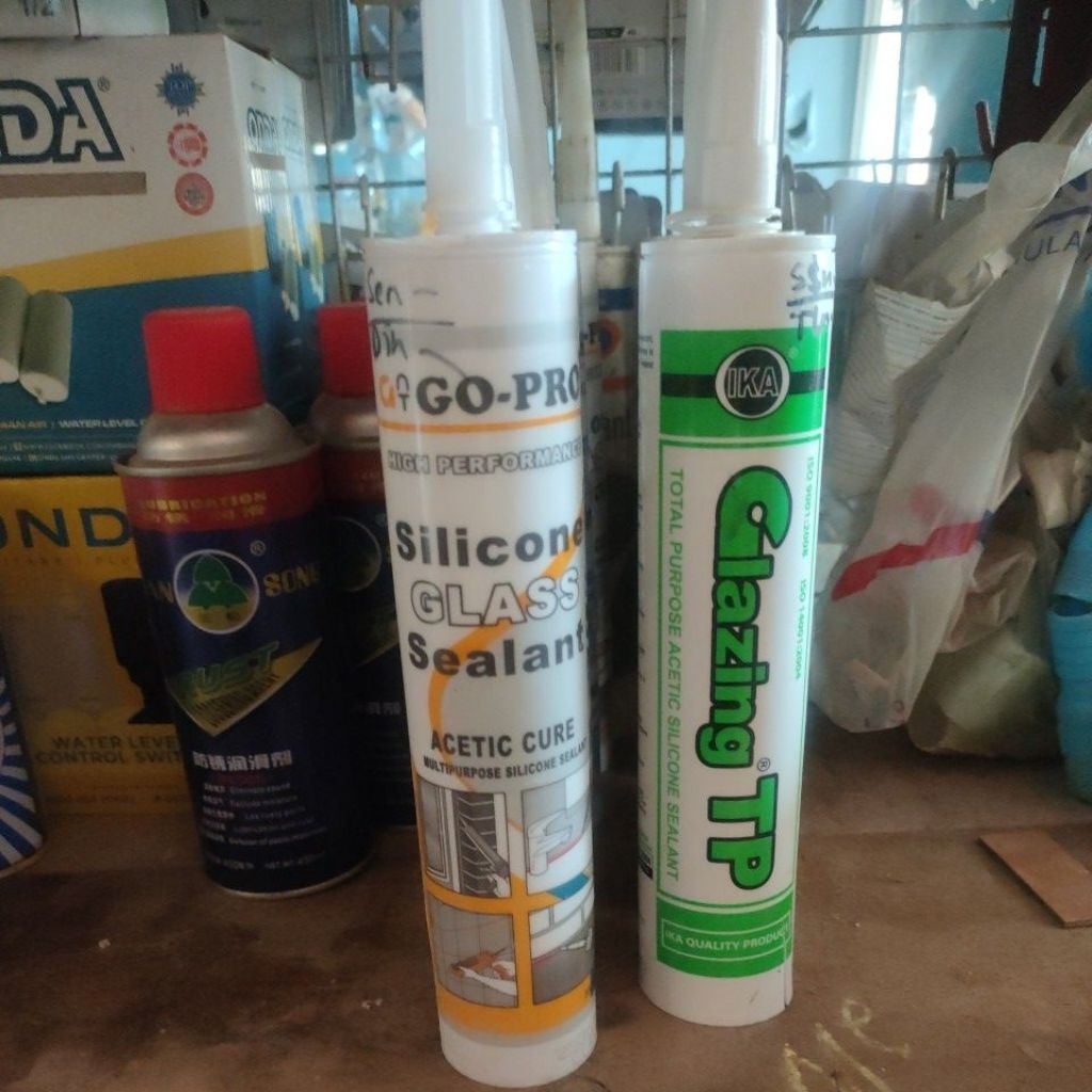 lem sealant silikon kaca keramik / lem silicone glass