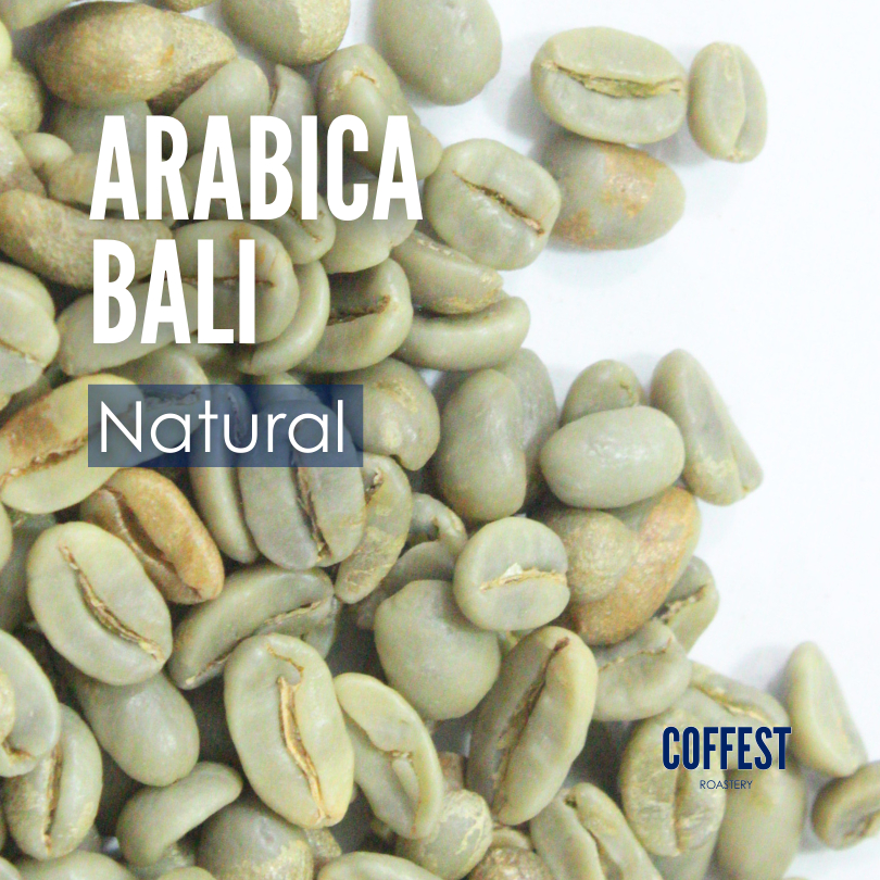 Green Bean Specialty Arabika Bali - Natural Processed - 1 kg