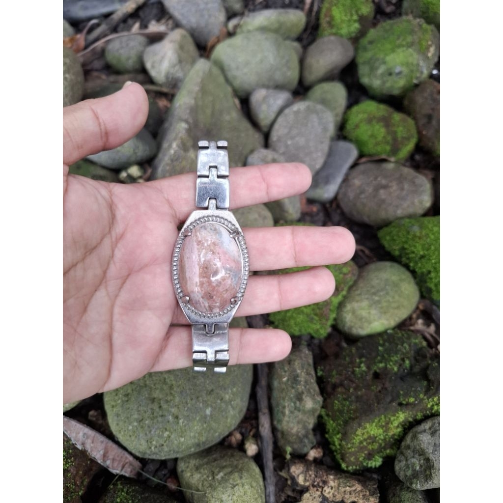 Gelang batu akik pancawarna berkelas klasik terlaris