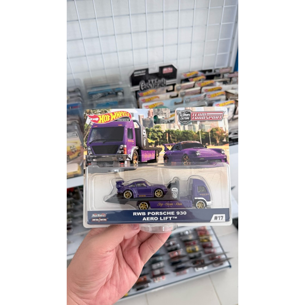 hotwheels porsche RWB team transport