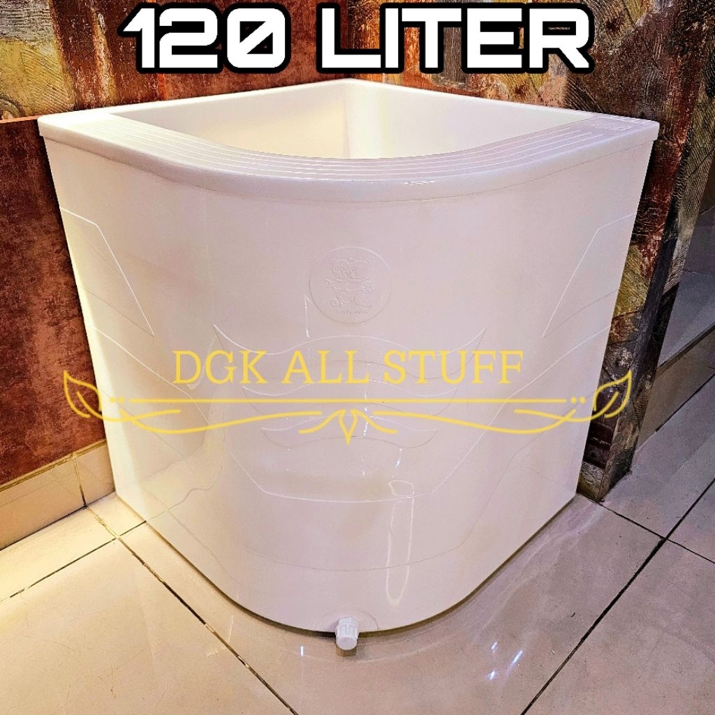 Bak Air Mandi Sudut Oval Petak Kamar Mandi Toilet WC PVC Plastik Warna Cantik Estetik Aesthetic Mini