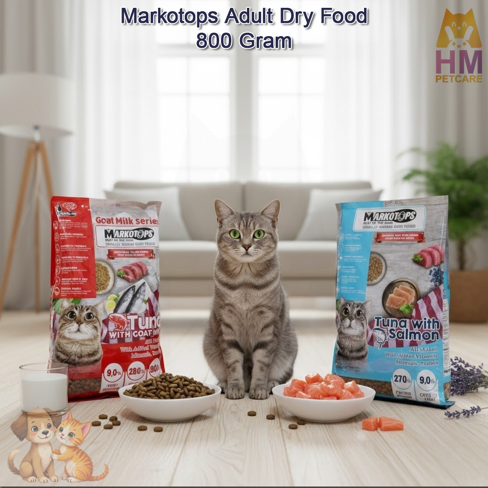 Markotop Dry Food Adult 800 Gram  - Cat Food Markotop - Makanan Kucing Markotops adult 800gr