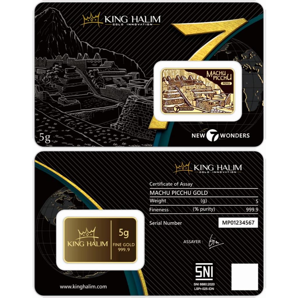 LOGAM MULIA EMAS KING HALIM 10GR - MACCHU PICCHU