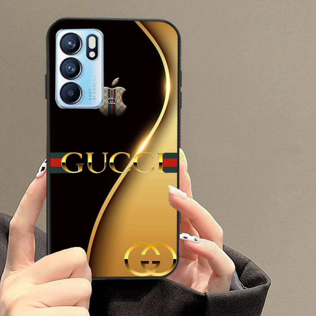 GK376 (OPPO RENO 6 4G) Softcase Kaca OPPO RENO 6 4G - Case OPPO RENO 6 4G - Casing hp OPPO RENO 6 4G