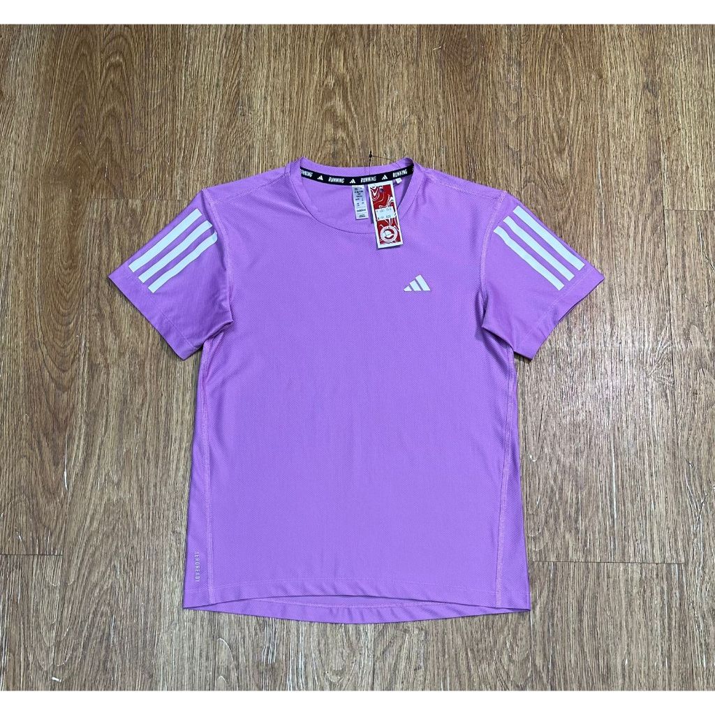 Kaos Sport Olahraga Wanita Adidas Running Own The Run Tee 2XS Aeroready Short Sleeve Marathon Women 