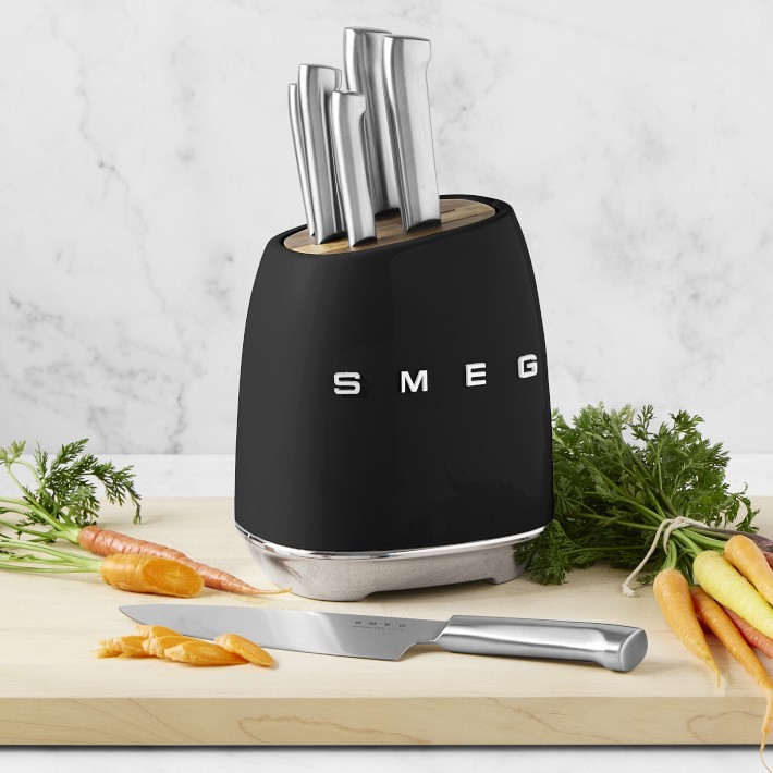 SMEG KNIFE BLOCK SET PISAU SMEG
