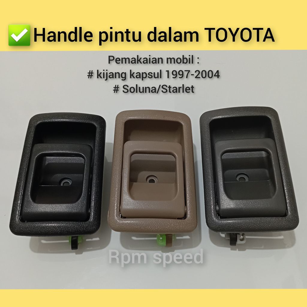 handle/handel tarikan pintu dalam mobil kijang kapsul 1991-2004 soluna starlet harga set kiri dan ka