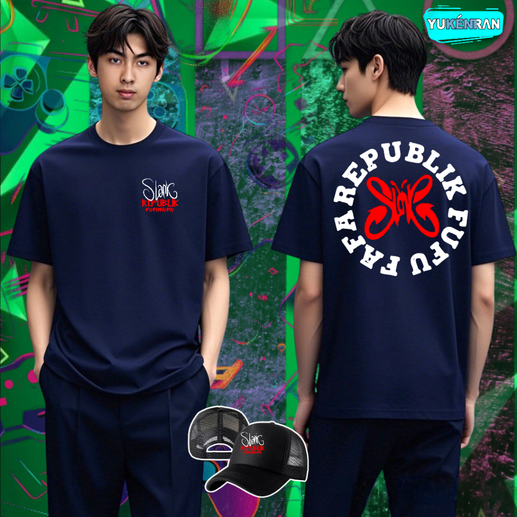 KAOS DISTRO DAN TOPI REPUBLIK FUFUFAFA V2 SLANK DESIGN STREET CULTURE COTTON COMBAD 24s