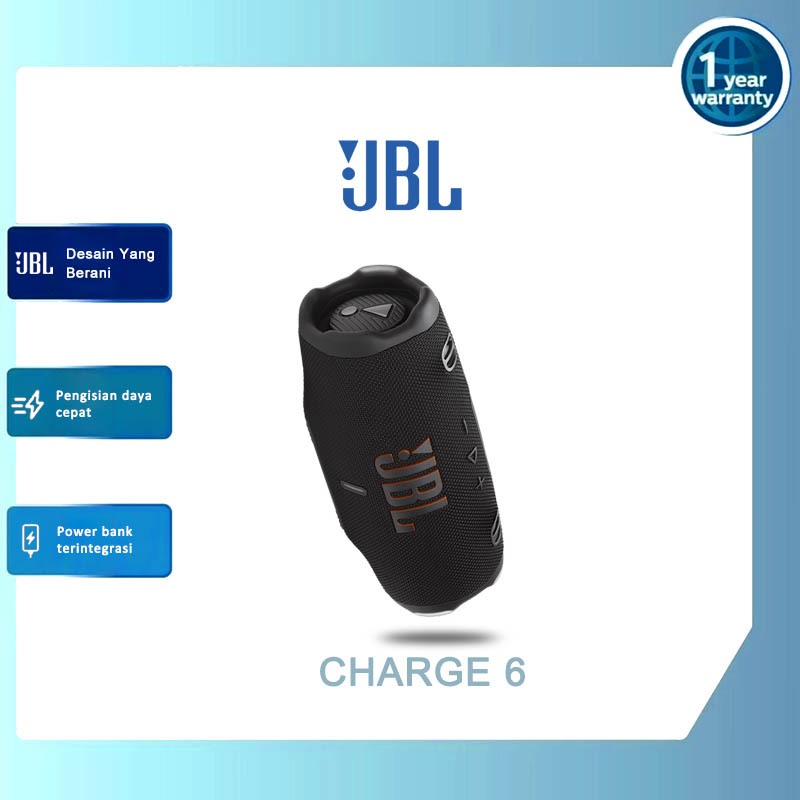 100% ORI Speaker JBL Charge 6 Portable Waterproof And Drop-proof Bluetooth Speaker Jatuh Dengan JBL 