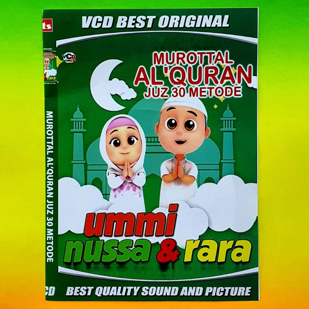 KASET VCD NUSSA RARA FILM EDUKASI ANAK BELAJAR NGAJI MUROTTAL 30 JUZ FILM RELIGI ANAK ANAK