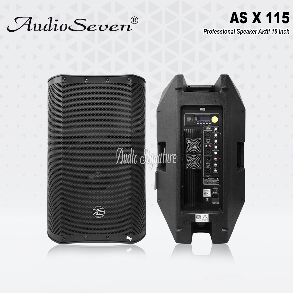 Speaker Aktif 15 Inch AUDIO SEVEN AS X 115 | AS X115 Bluetooth Original 1000 Watt
