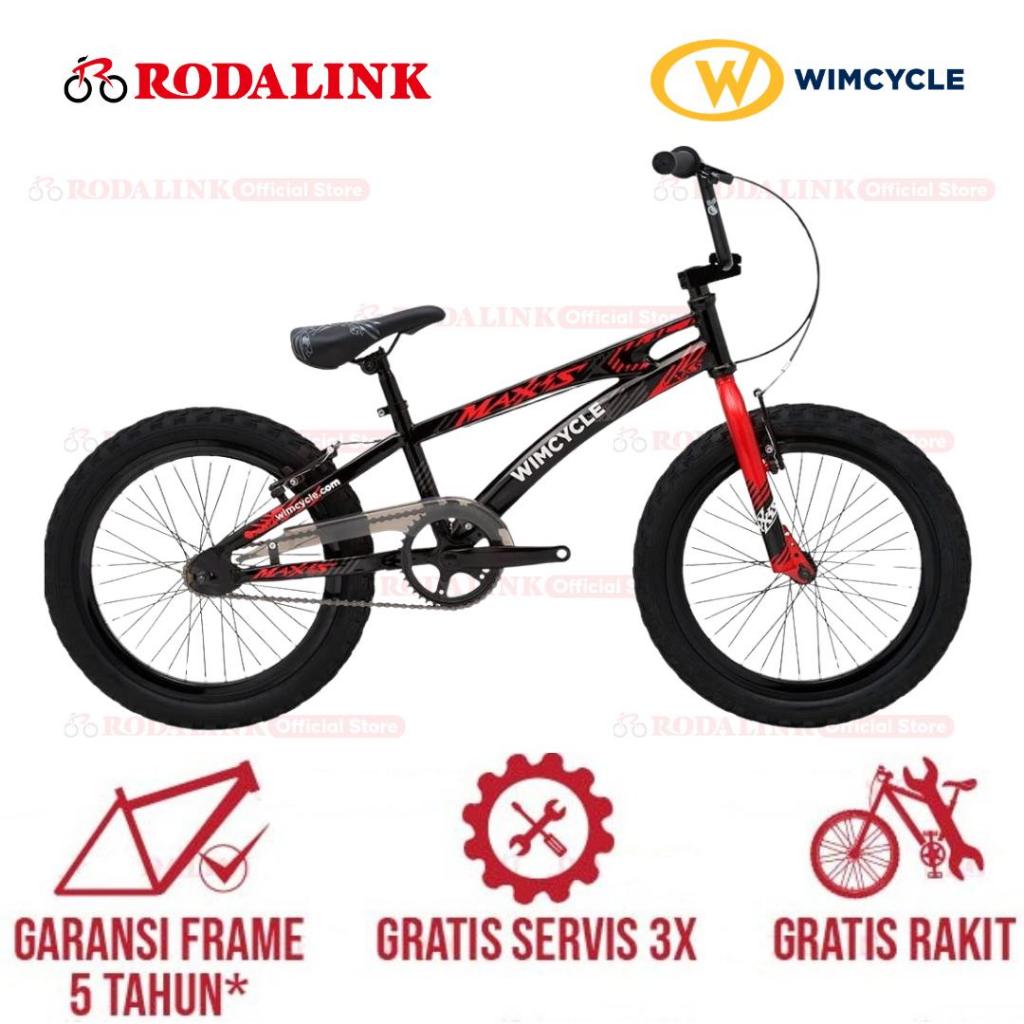 Wimcycle Sepeda Anak BMX 20" Maxxis 20