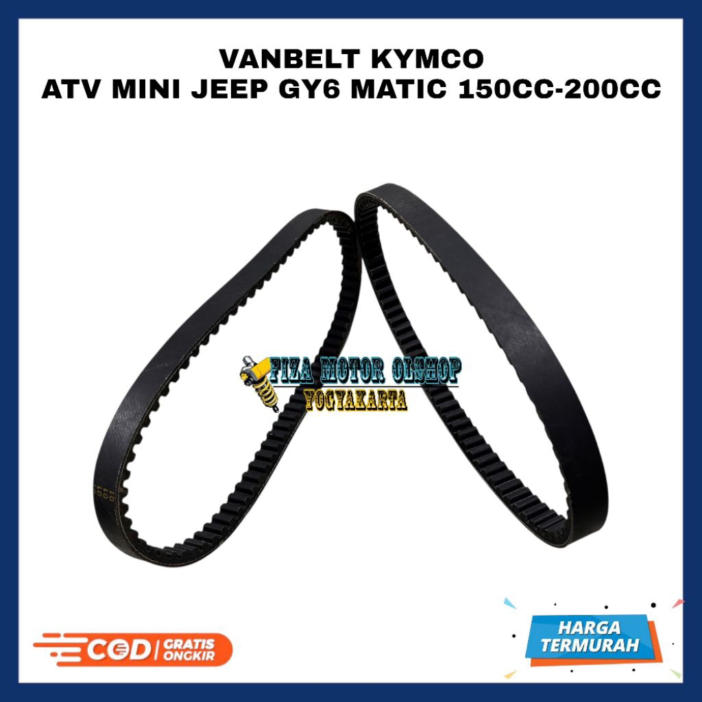 Vanbelt V-Belt Vanbel Fanbel Kymco ATV Mini Jeep GY6 Matic 150CC - 200CC