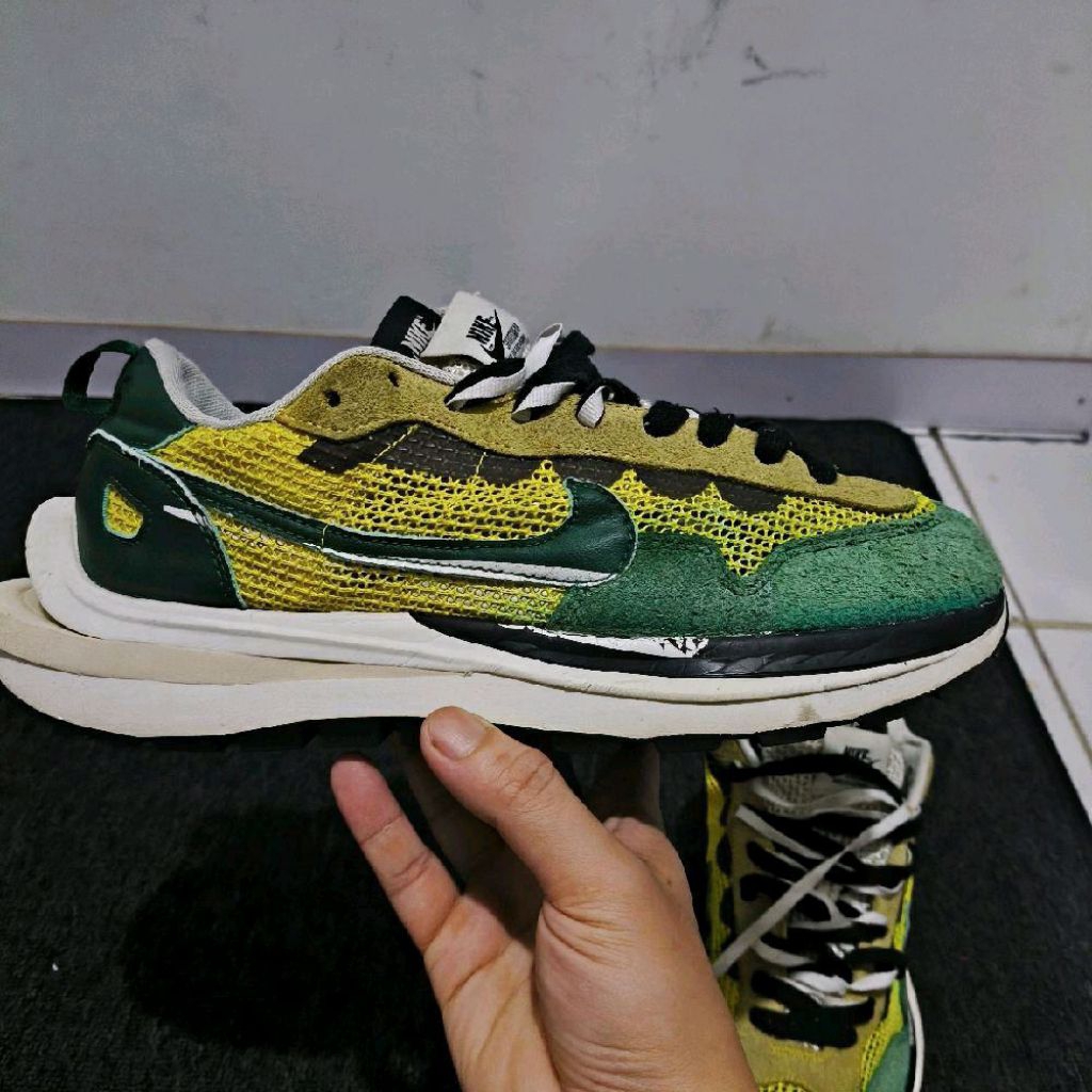 Sepatu Sneakers Casual Gaya trendi Pria Wanita Nik3ei Sacai Vappor Waffle Size 43