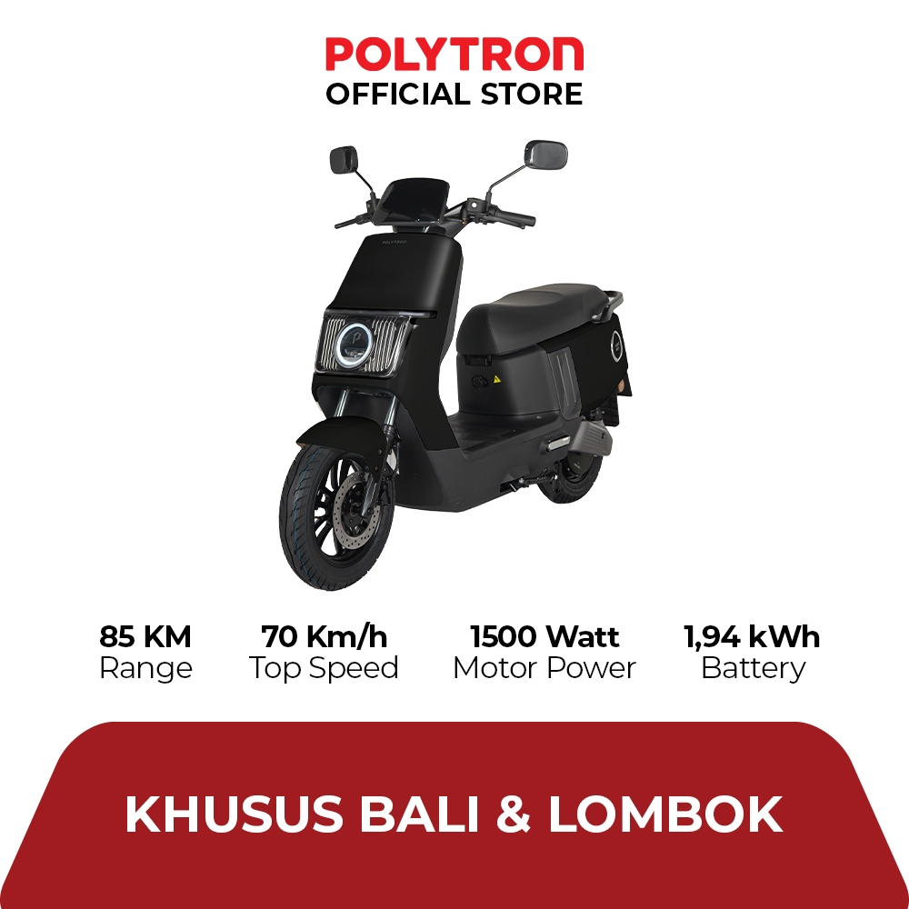 POLYTRON Fox 200 Electrik Sepeda Motor Listrik - OTR Bali & Lombok