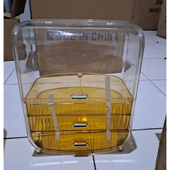 RIJEK Rak Kosmetik Acrylic Rak Penyimpanan Kosmetik