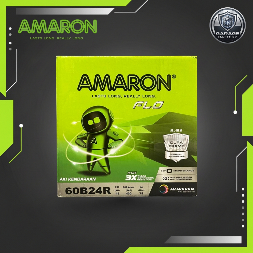Amaron Hi Life Flo Aki Mobil Daihatsu Terios NS60 12V / 45Ah - Aki Kering