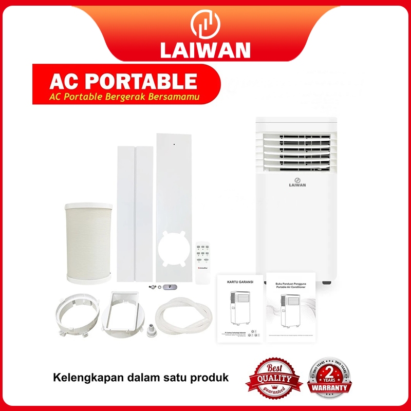 LAIWAN AC Portable 1/2 pk 1 pk Mini Pendingin Ruangan Low Watt Pendinginan Cepat/mudah Dipindahkan