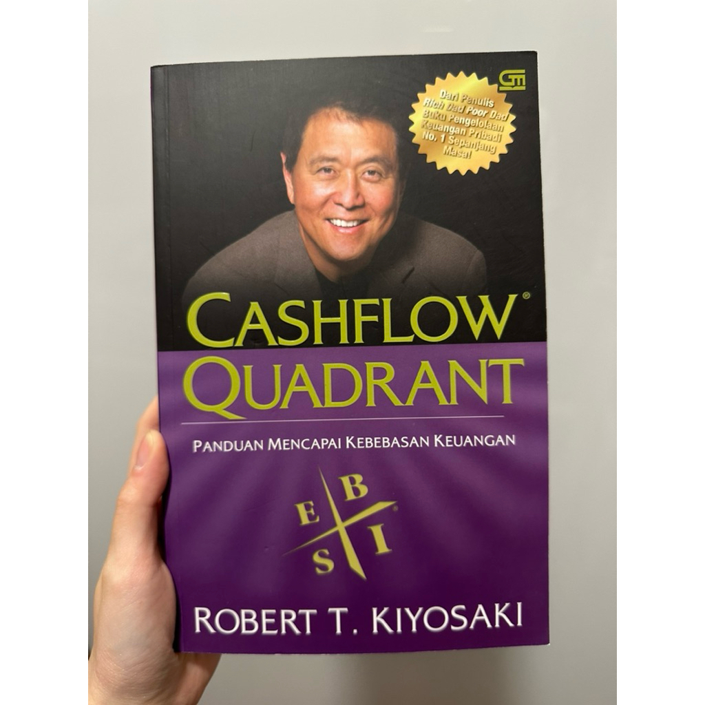 Buku Preloved Cashflow Quadrant Panduan Mencapai Kebebasan Keuangan indonesia version
