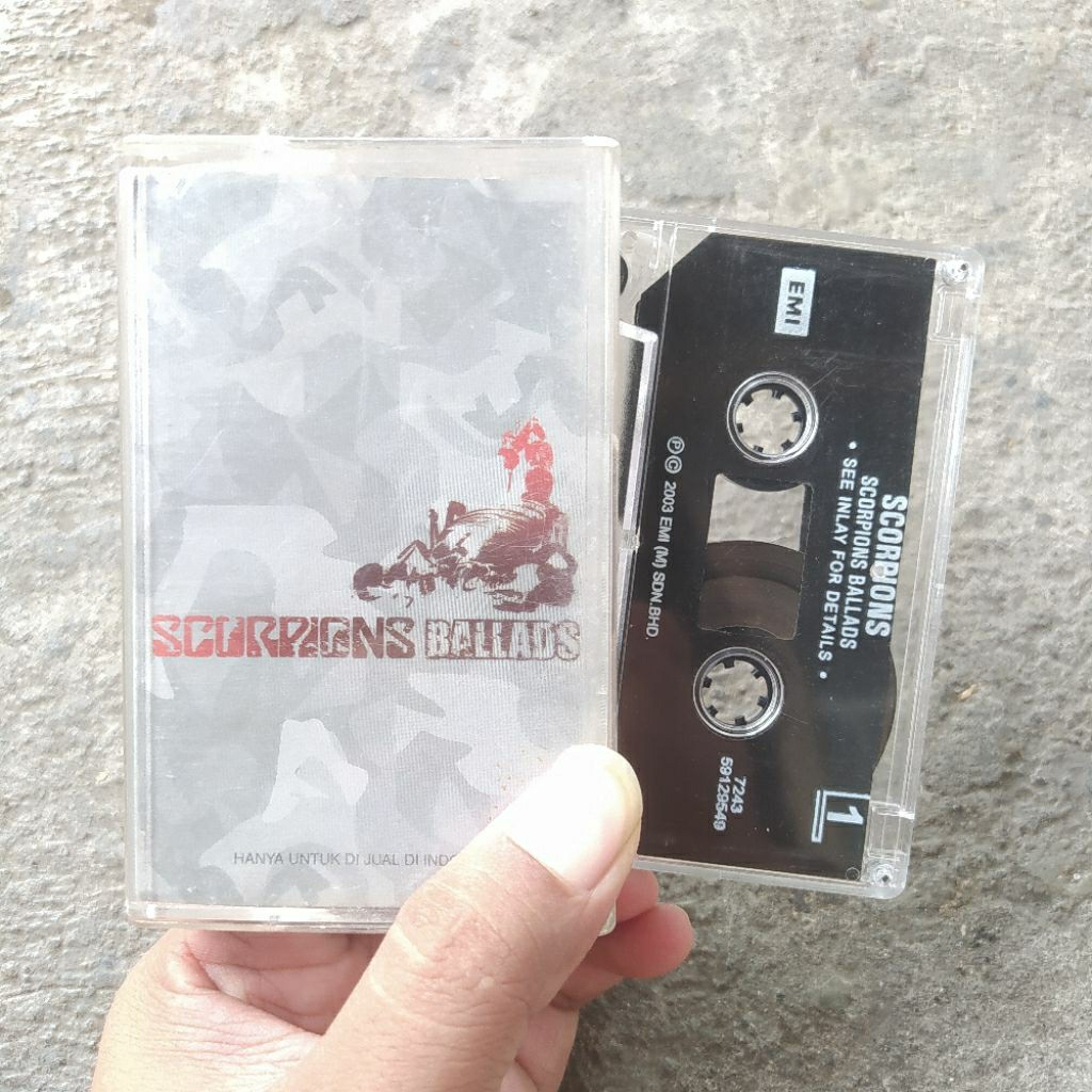 Kaset Pita Scorpions - Ballads
