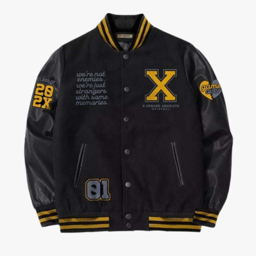 X Urband Absolute Jaket Baseball Varsity Universitas