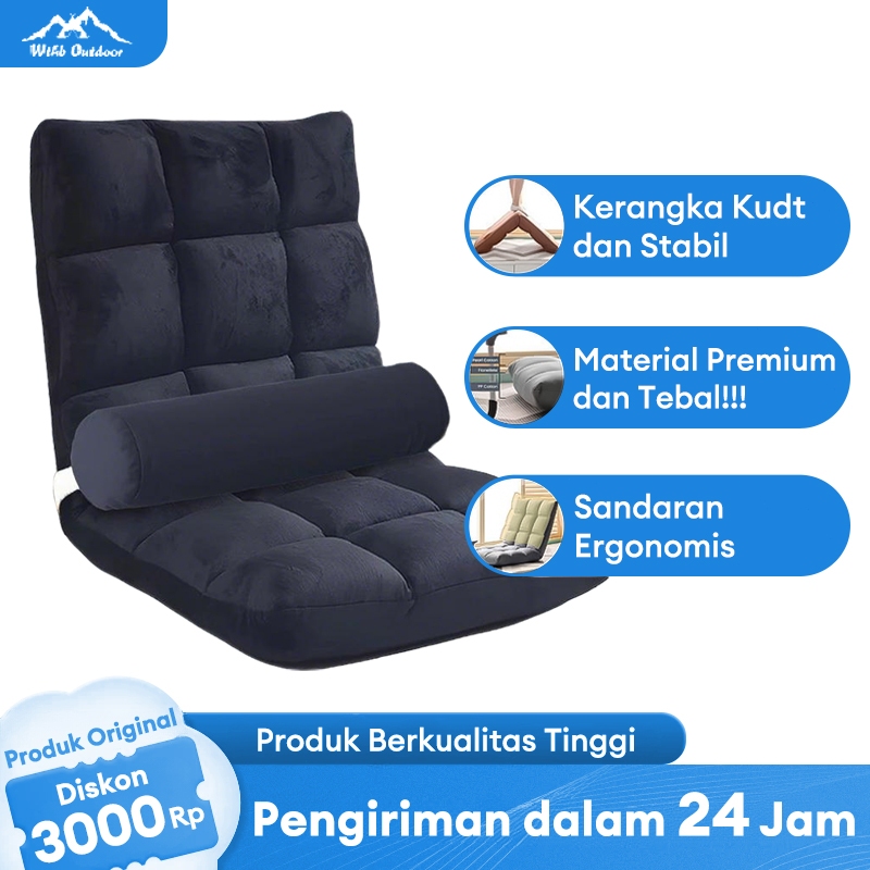 WTHB Outdoor Kursi Lipat Lesehan Sofa Lantai Minimalis Floor Chair