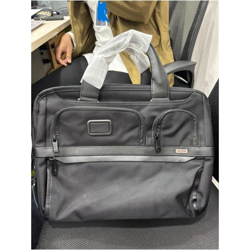 Tumi Alpha 3 Slim Three Way Briefcase (Office Bag) // The bag used by Mr. Tom Lembong on the cover o