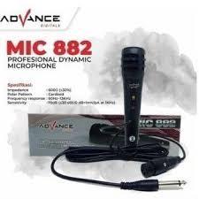 Microphone Advance 882 Karaoke Dinamis 1.8m