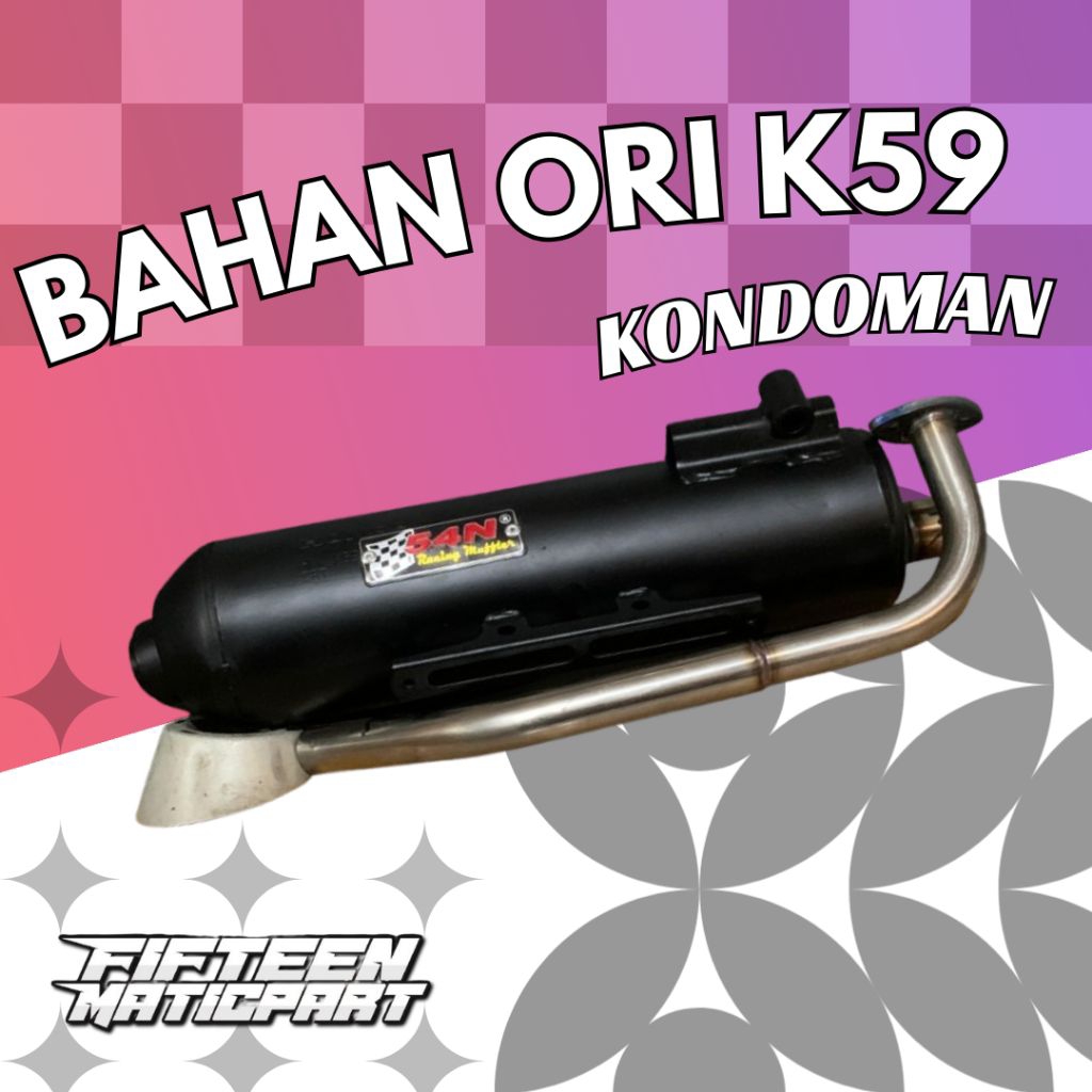 KNALPOT K59 KONDOMAN BY 54N