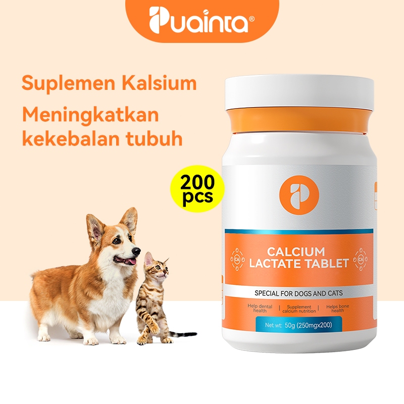 suplemen kalsium untuk anjing dan kucing, nutrisi tulang dan gigi
