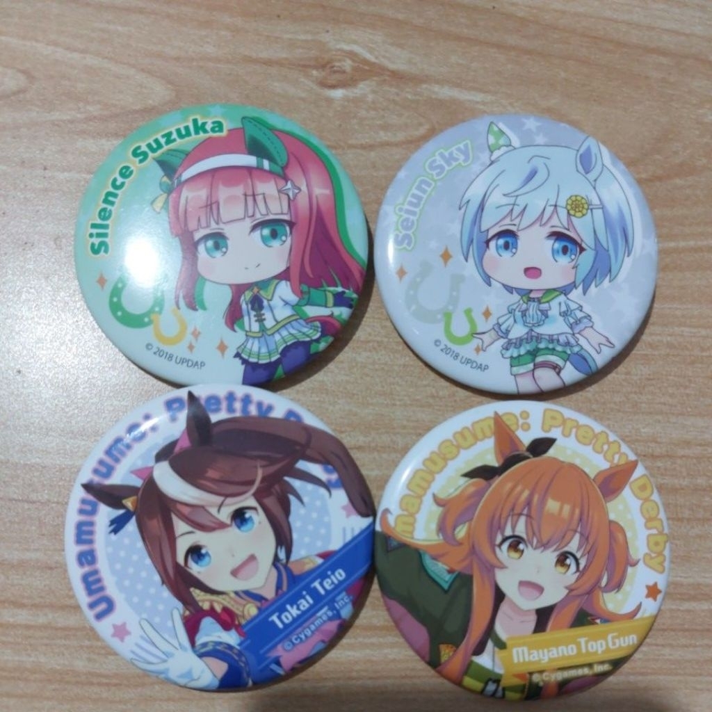 Badge Uma Musume Pretty Derby Silence Suzuka Seiun Sky Tokai Teio Mayano Top Gun