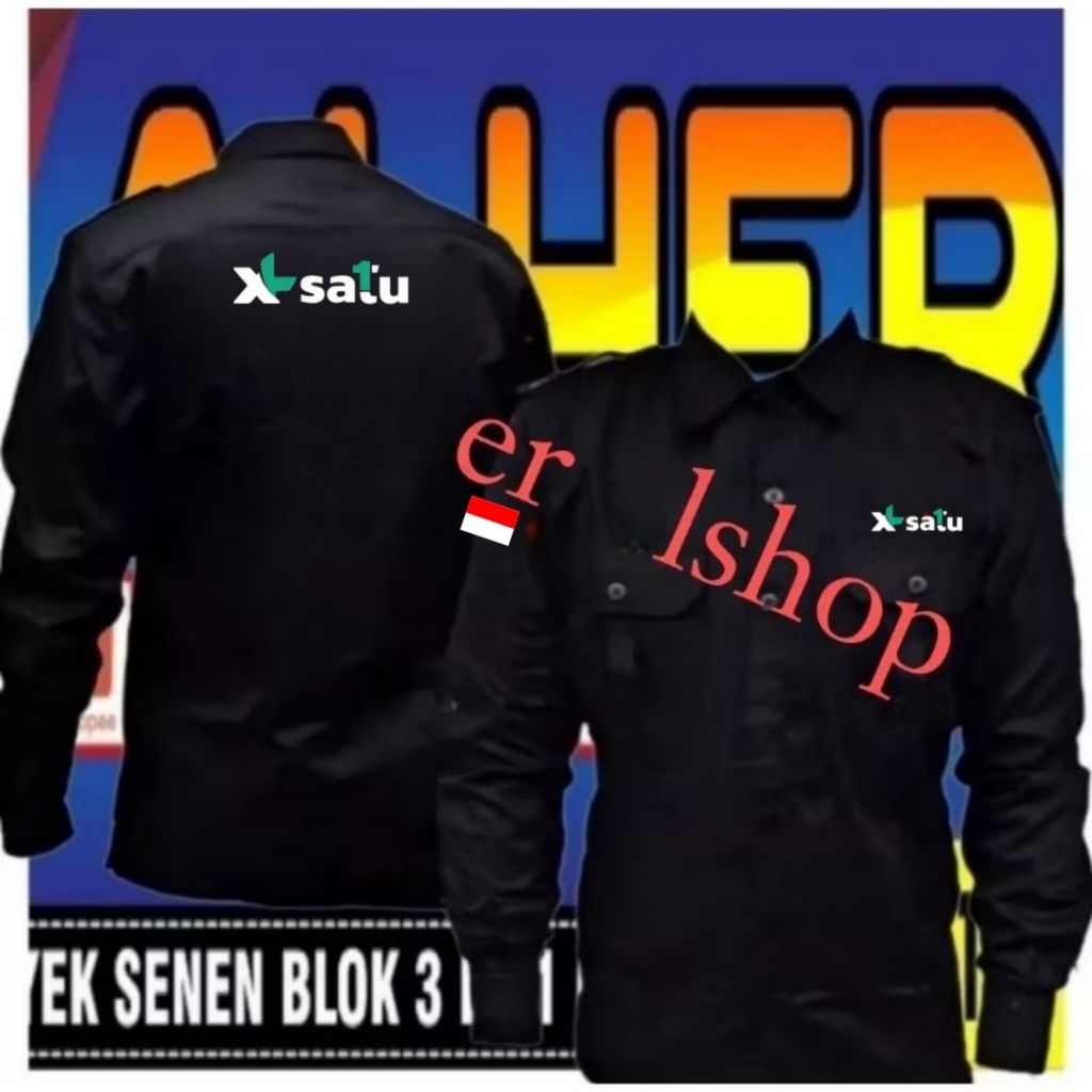 ready stok kemeja XL satu baju XL satu seragam XL satu pdh XL satu kemeja kerja XL satu baju kerja X