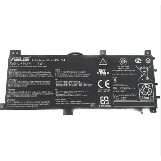 ORIGINAL BATERAI ASUS A451 A451L A451LN B41N1304