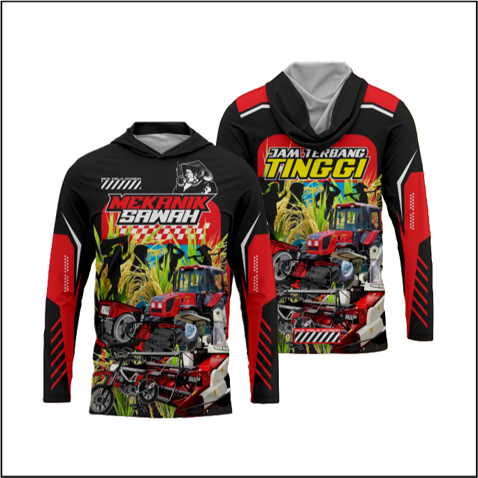 Kaos Jersey Petani Mekanik Sawah