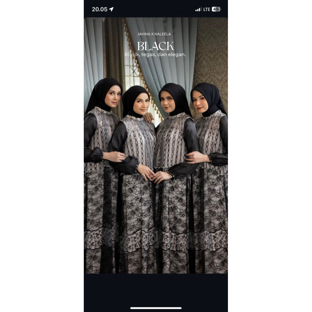 Maryam Dress by Javina Official x Kaleela ORI