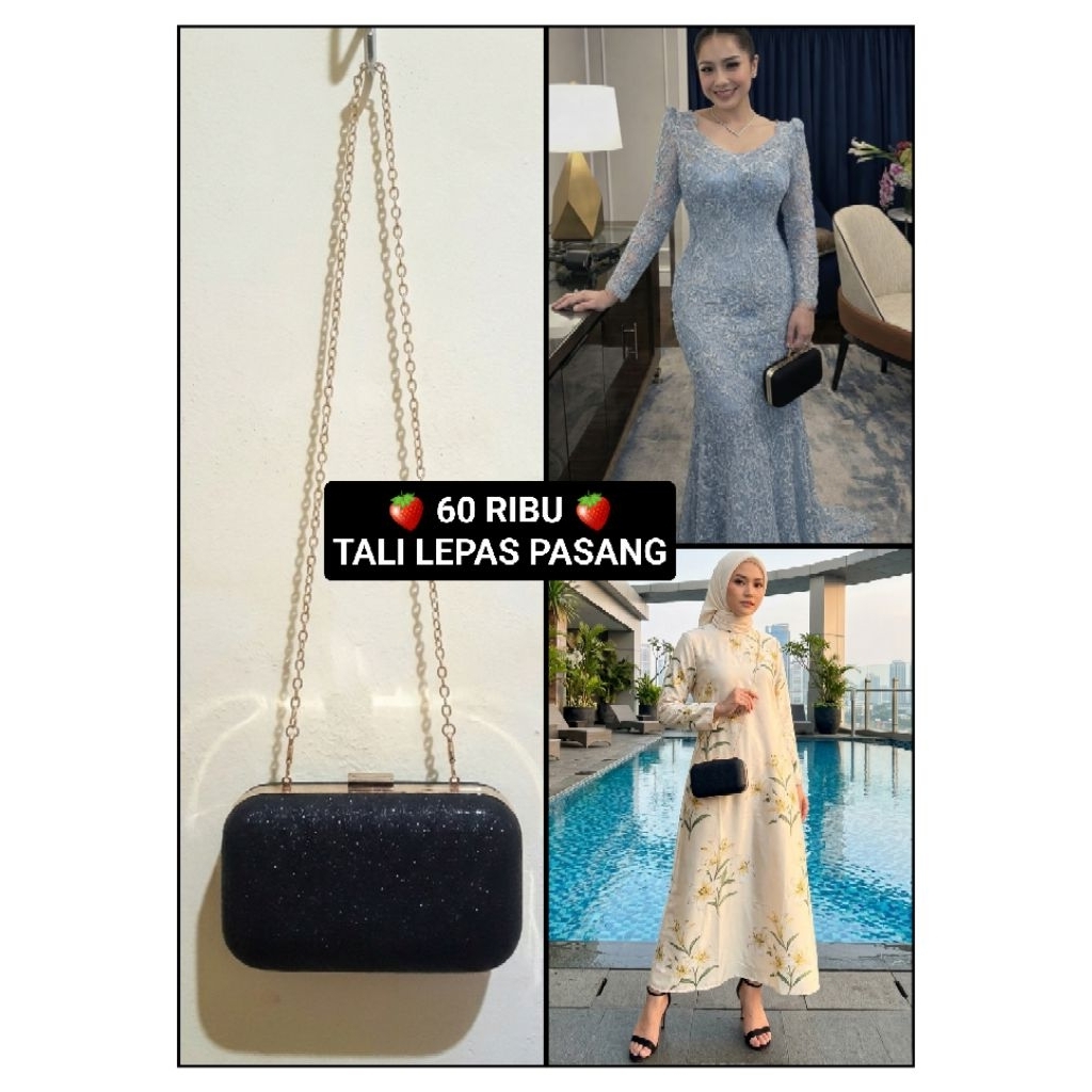 TAS NAGITA HITAM SIMPLE ELEGANT