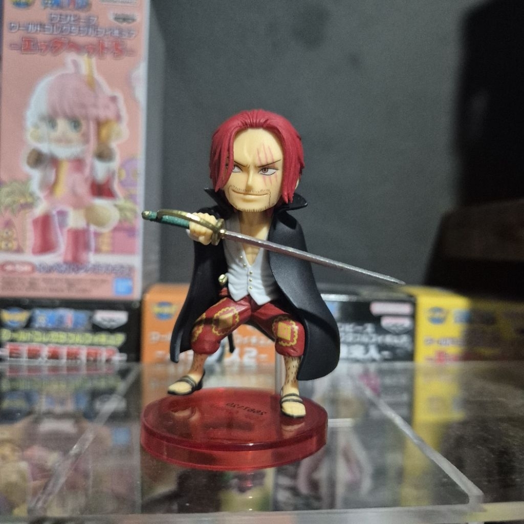 WCF jump shanks red haired pirates - one piece figure