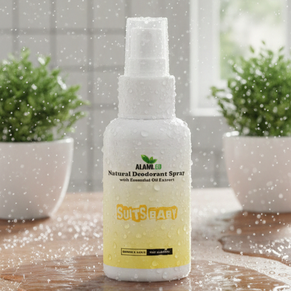 Natural Deodorant Spray Alami Anti bau badan 100 ml