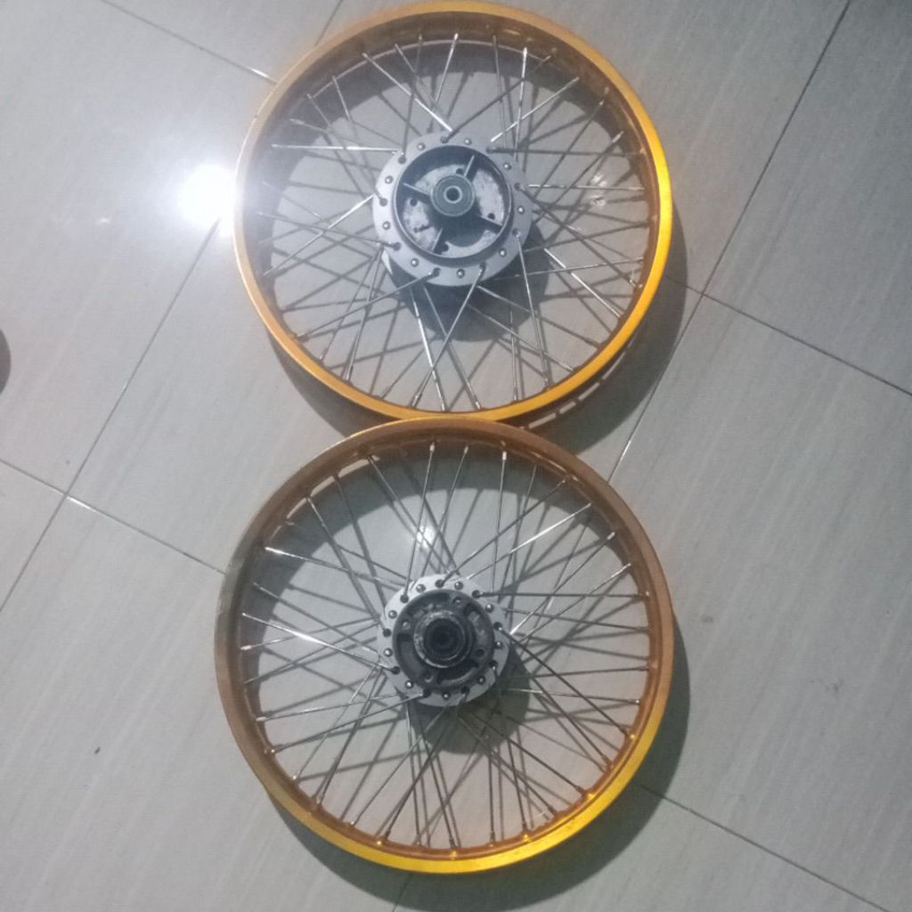 pelek velg depan belakang variasi Honda Supra fit new PNP Supra x grend bahan setel