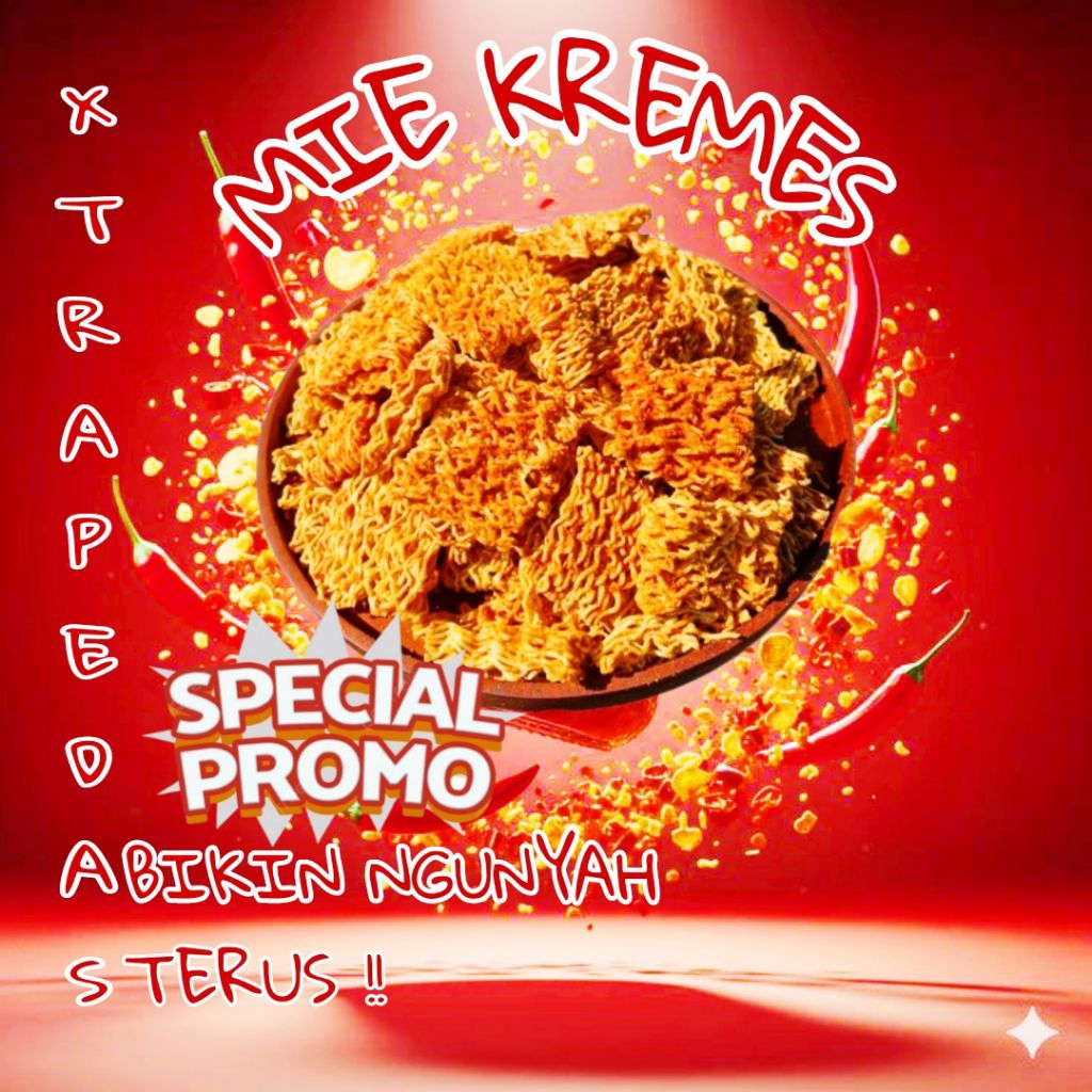 Mie Pedas Daun Jeruk Mie Kremes Pedas Daun Jeruk Mie Kering Pedas Gurih Extra Pedas