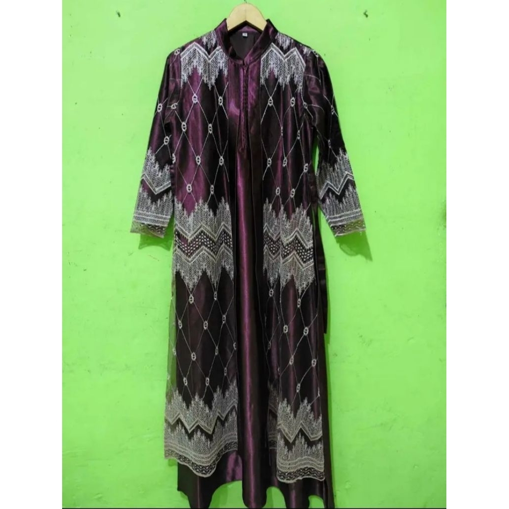Gamis burgundy