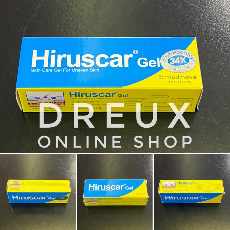 [IMPORT] HIRUSCAR Gel Skin Care Gel For Uneven Skin 3gr MADE IN THAILAND